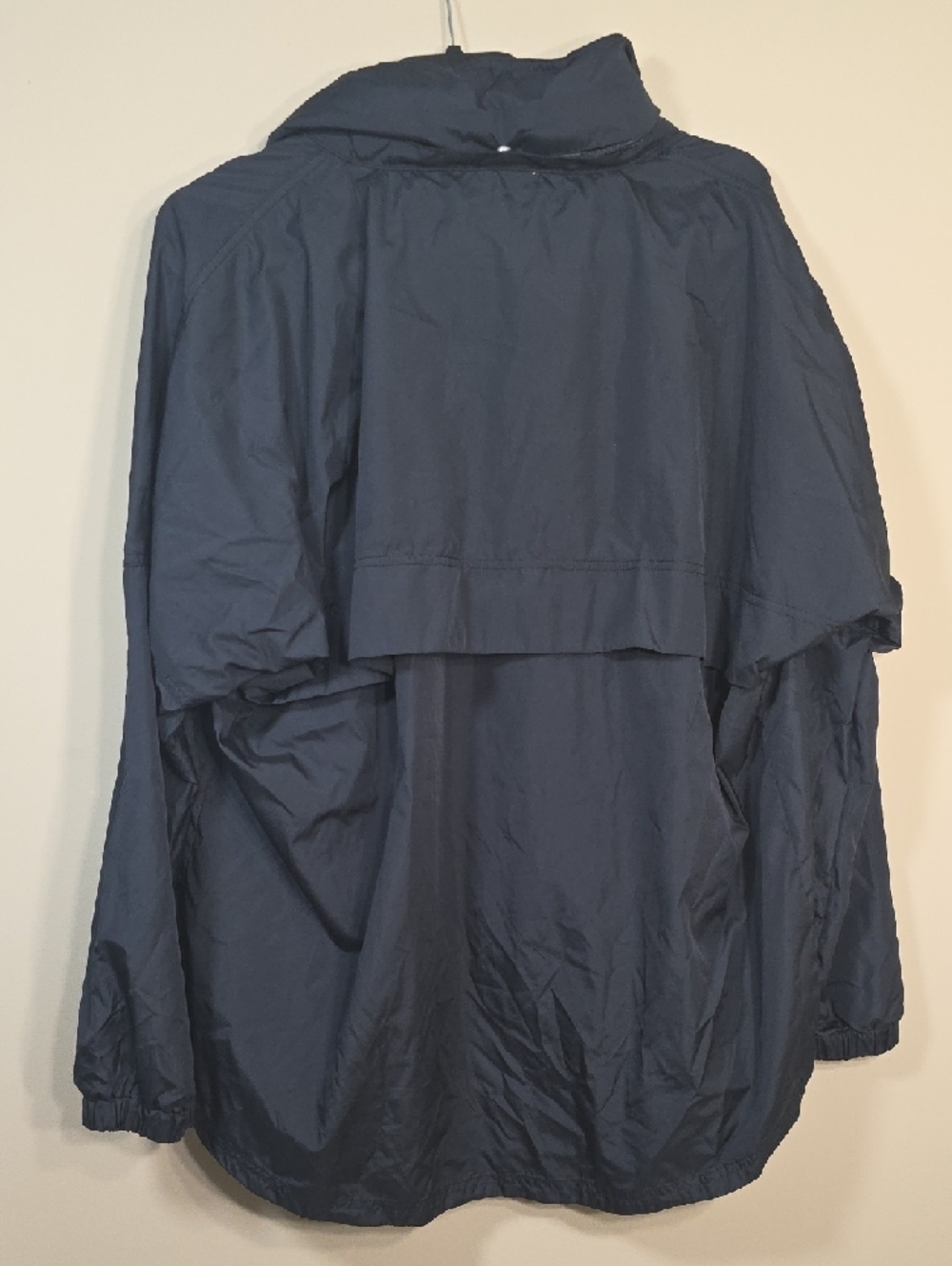 Lauren James Leopard Trim Rain Jacket | Size XL | Pullover Windbreaker With Hood - Picture 6 of 7